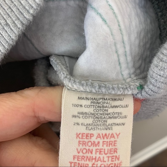 Mini Boden Floral Patchwork Gray Sweatshirt - Picture 3 of 4